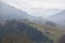 Autumn landscape in the Jura Mountains range