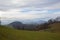 Autumn landscape in the Jura Mountains range