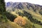 Autumn landscape in the mountains of Zailiyskiy alatau