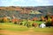 Autumn landscape in Rural Vermont