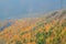 an autumn landscape at Shinhodaka Ropeway, japan 31 Oct 2013