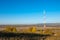 Autumn Landscape, Telephone Relay Tower. engaged in a task or ac