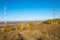 Autumn Landscape, Telephone Relay Tower. engaged in a task or ac