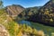 Autumn Landscape of Teshel Reservoir, Smolyan Region, Bulgaria