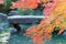 Autumn leaf color at Nagaoka Tenmangu Shrine in Nagaokakyo, Kyoto, Japan. The Shrine was a history of