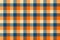 Autumn Lumberjack Pattern Background. Vector Beige, Blue and Orange Buffalo Checkered Plaid textured background