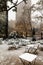 Autumn in Madison Square Park in NY, USA