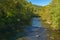 Autumn of Maury River at Goshen, Virginia, USA