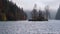 Autumn misty morning lake Konigssee, Bavaria, Germany