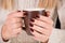 Autumn Mornings: Coffee, Sweaters, and Polished Nails