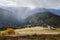 Autumn mountain landscape. Goldeck ski resort. Austria