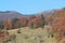 Autumn in the mountains (array Svidovets in Ukrainian Carpathian Mountains)