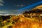 Autumn night light up at Kiyomizu-dera temple and the large vera