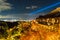 Autumn night light up at Kiyomizu-dera temple and the large vera