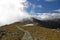 Autumn Nizke Tatry mountains near Chopok mountain peak in Slovakia