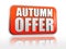 Autumn offer banner