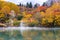 Autumn Onsen Lake Aomori Japan