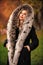 autumn outfit collection. female winter apparel. glamour woman wear faux fur coat. real fur jacket. different types of