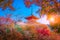 Autumn ,pagoda of Kiyomizu-dera in Kyoto, Japan