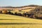 Autumn panorama from bohemian and moravian highland
