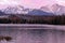 Autumn panorama view on Strbske pleso in High Tatras with Patria hotel