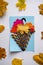 Autumn paper art crafts. Children's fall crafts and creativity. Creative Activities, Cut Paper Art, Easy Crafts for Kids