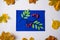 Autumn paper art crafts. Children's fall crafts and creativity. Creative Activities, Cut Paper Art, Easy Crafts for Kids