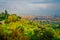 Autumn park in Bologna, Italy