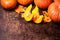 Autumn Pumpkin Thanksgiving Background - orange pumpkins with cu
