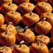 Autumn Pumpkin Thanksgiving Background - seamless tileable pattern