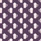 Autumn Purple and Pink Coffee Latte Cups Seamless Pattern Background