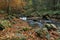 Autumn river in the mountains