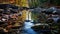 Autumn River With Rocks A Captivating 32k Hdr Photograph