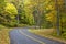 Autumn Road, Blue Ridge Parkway