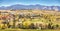 Autumn rural panoramic landscape, Colorado.