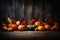 Autumn\\\'s Abundance: A Vibrant Display of Pumpkins and Fall Decor