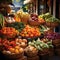 Autumn's Bounty: A Colorful Depiction of Nature's Harvest in All its Glory