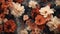 Autumn\\\'s Organic Textures: A Mesmerizing Blend of Abstract Florals AI Generated