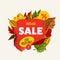 Autumn sale banner. This week only.