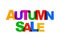 Autumn sale colorful special offer banner â€“ vector