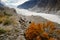 Autumn scene in Passu glacier.