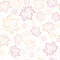 Autumn Seamless Pattern Background Maple Leaves Ornament Fall Season