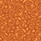 Autumn seamless pattern of silhouette of pumpkins and maple leaves