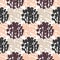 Autumn seamless pattern textures. Hand drawn fashion hipster background. Vector for print, fabric, textile wrapping