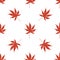 Autumn seamless patterns. Fall leaves.