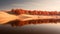 Autumn Serenity: Hyper-realistic Water And Dutch Landscape In Vray