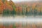 Autumn Shoreline Alberta Lake