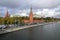 Autumn skies over the Kremlin, Moscow, Russia