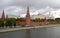 Autumn skies over the Kremlin, Moscow, Russia