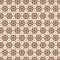 Autumn soothing neutral natural colors Simple floral geometric fabric and paper pattern design Abstract geometric mosaic flower